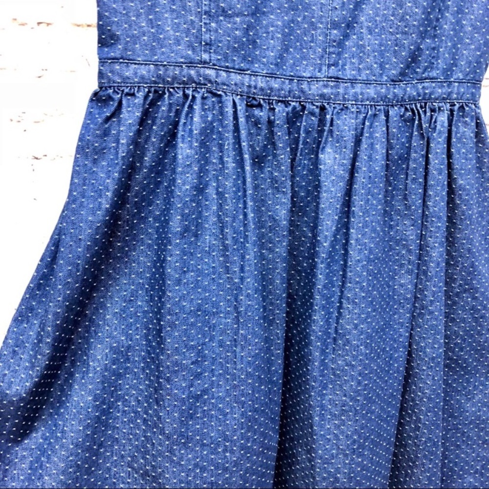 🔴SOLD Free People Dress Dots Bustier Spaghetti - Picture 5 of 8